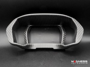 Alfa Romeo 4C Carbon Fiber Instrument Gauge Trim - Matte Finish
